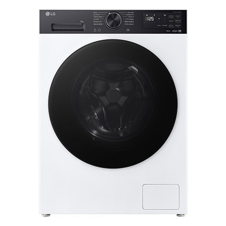 Slim AI Parní pračka se sušičkou LG - 9/5 kg - A/E -1200 ot./min - TurboWash™360° - ThinQ™- Bílá s černým panelem