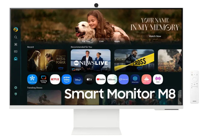 32" Samsung Smart Monitor M8 (M80F) Bílá