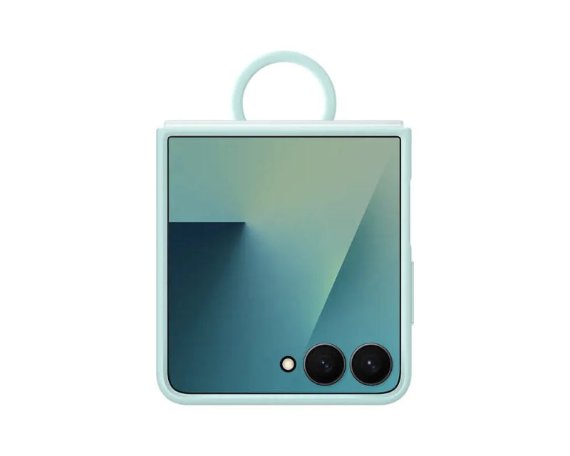 Samsung Ring Silicone Case ochranný kryt Galaxy Z Flip7 mentolově zelený