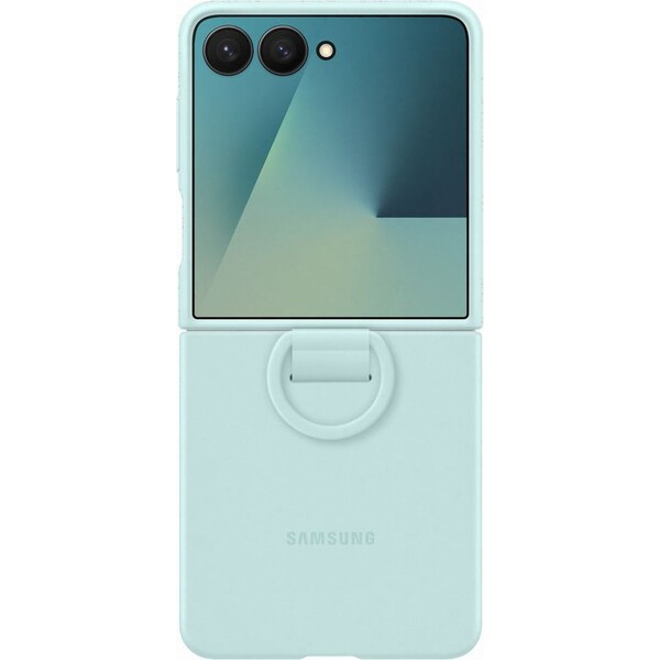 Samsung Ring Silicone Case ochranný kryt Galaxy Z Flip7 mentolově zelený