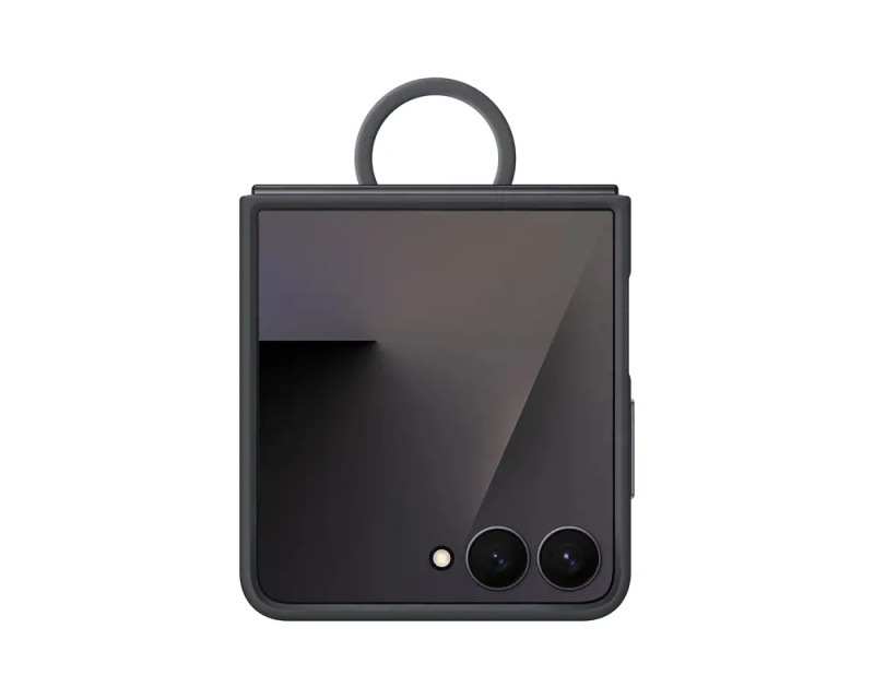 Samsung Ring Silicone Case ochranný kryt Galaxy Z Flip7 černý