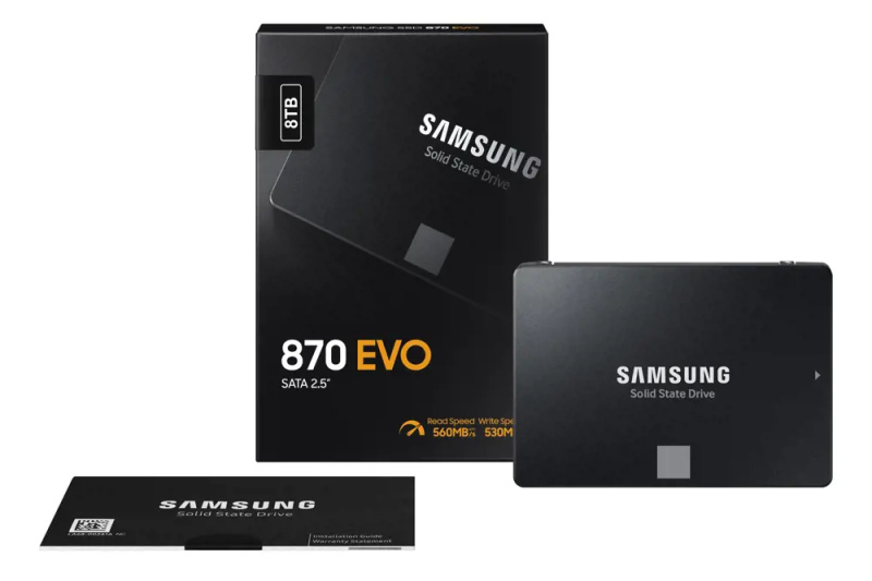 Samsung 870 EVO SATA III-8000GB SSD 2,5" (MZ-77E8T0B/EU)