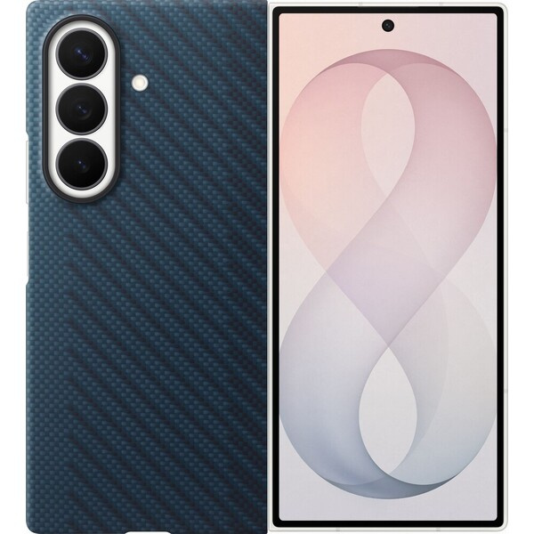 Samsung Karbonový kryt s magnetem pro Galaxy Z Fold8 Ultra, Blue