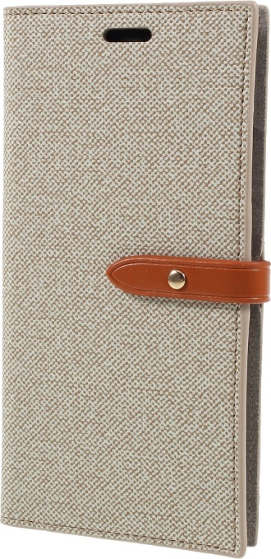 Mercury Pouzdro / kryt pro iPhone XS MAX - Mercury, Milano Diary Beige/Brown