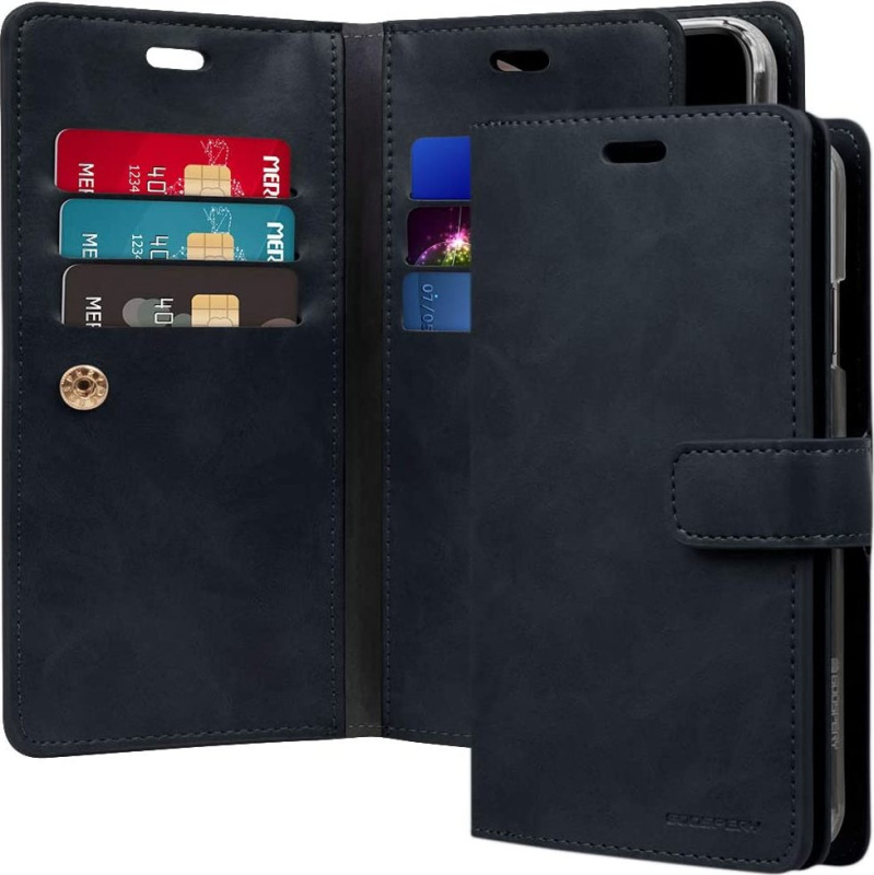 Mercury Knížkové pouzdro na iPhone XR - Mercury, Mansoor Diary Navy