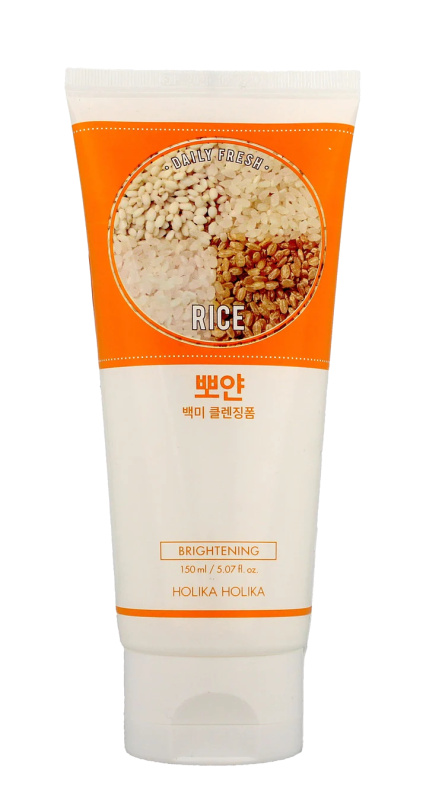 Holika Holika Daily Fresh Rice hydratační čisticí pěna pro suchou pleť 150 ml