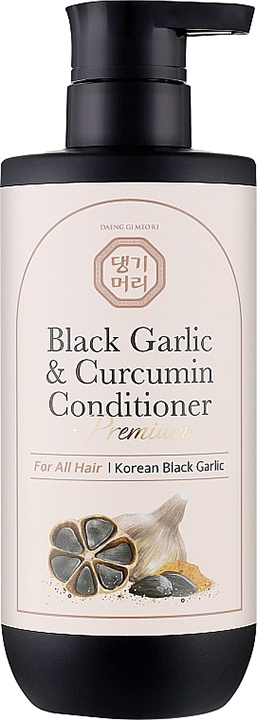 DAENG GI MEO RI Black Garlic & Curcumin Treatment pečující kondicionér pro hustotu vlasů a ochranu proti lámavosti 500 ml