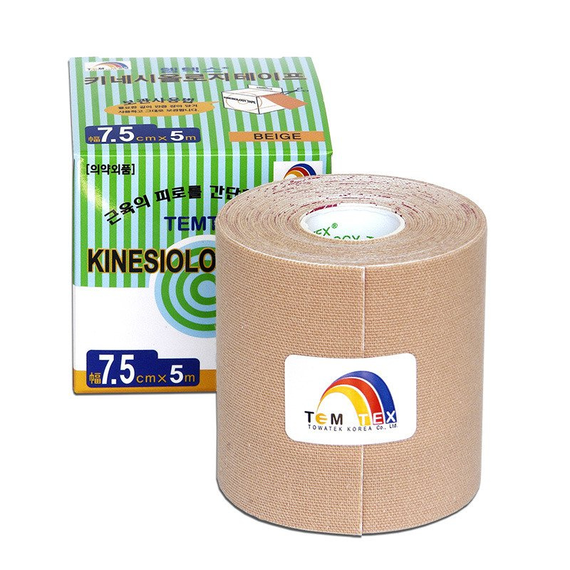 TEMTEX Kinesio tape Classic béžová tejpovací páska 7,5cm x 5m 1 kus