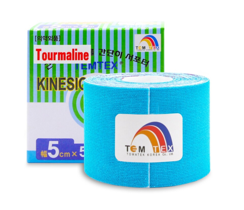 TEMTEX Tejpovací páska Tourmaline modrá 5cmx5m