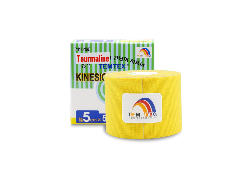 TEMTEX Tejpovací páska Tourmaline žlutá 5cm x 5m
