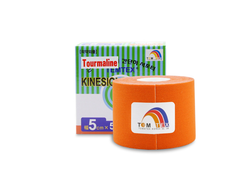 TEMTEX Tejpovací páska Tourmaline oranžová 5cm x 5m