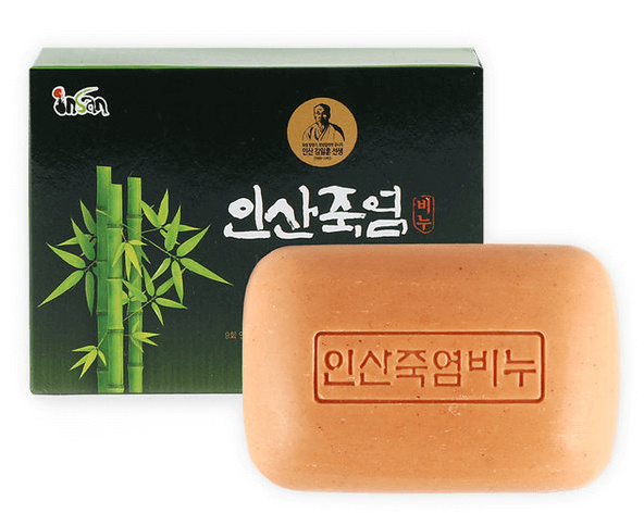 INSAN Přírodní mýdlo (S Bambusovou solí) - 100g (Korea) INSA4