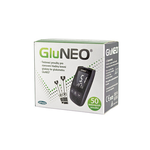 GLUNEO Proužky diagnostické 50 kusů