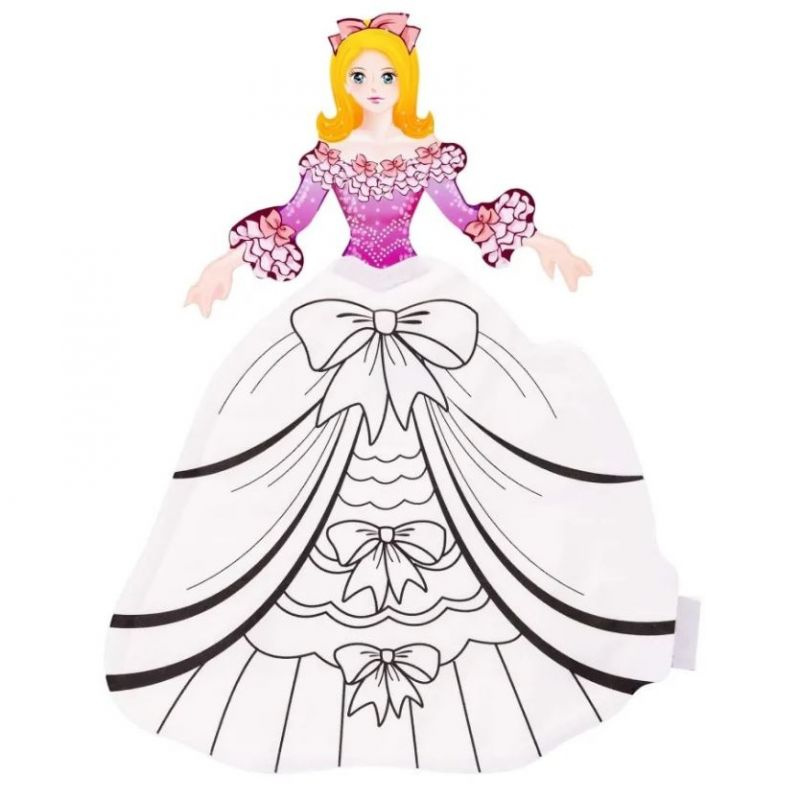 Nafukovací omalovánky Princezna Julie (1ks)