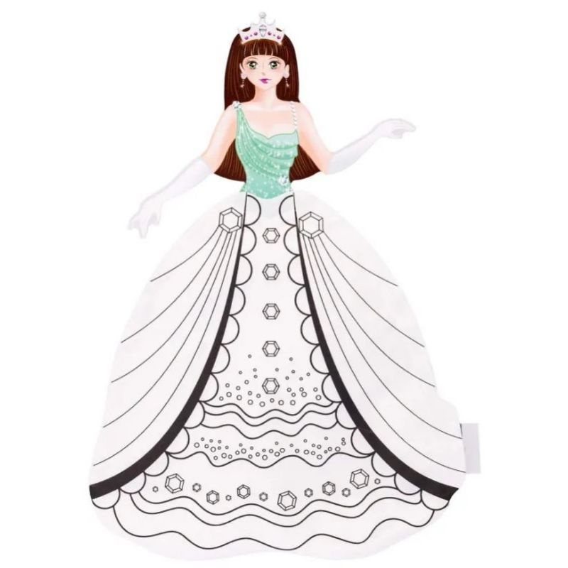 Nafukovací omalovánky Princezna Erika (1ks)