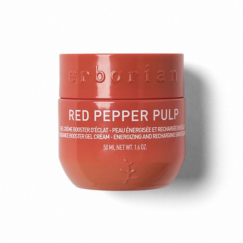 Erborian Red Pepper lehký gelový krém pro rozjasnění a hydrataci 50 ml