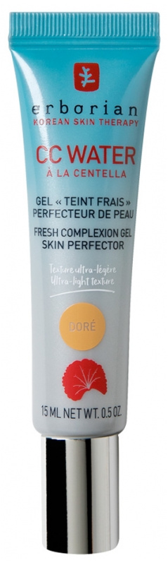 Erborian CC Water lehký tónovací fluid malé balení odstín Doré 15 ml