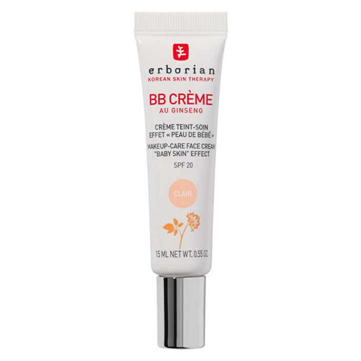 Erborian BB Cream tónovací krém pro dokonalý vzhled pleti SPF 20 malé balení odstín Clair 15 ml