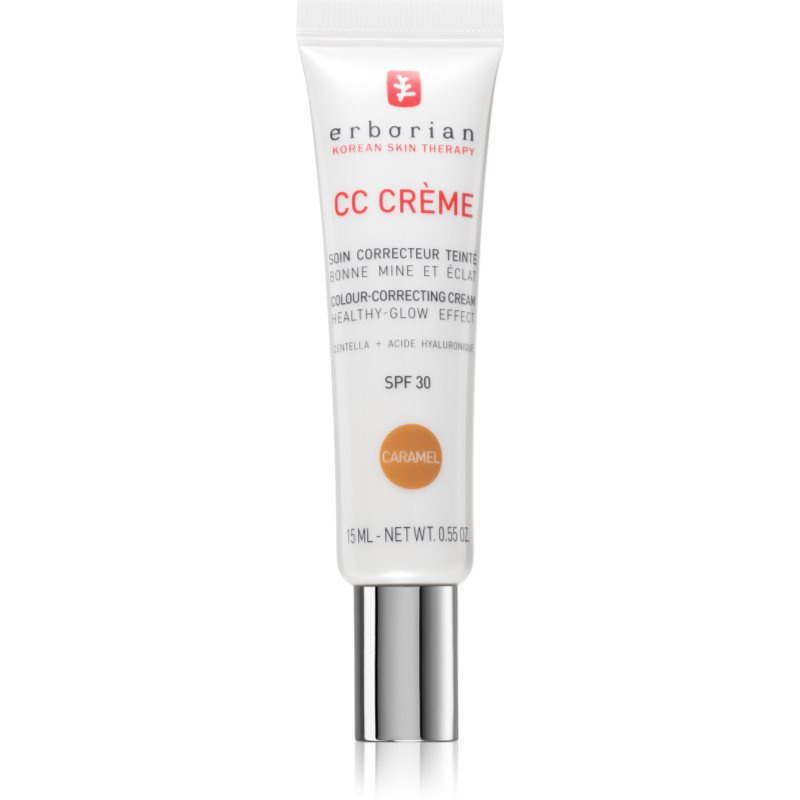 Erborian CC Crème Centella Asiatica CC krém pro jednotný tón pleti SPF 30 odstín Caramel 15 ml
