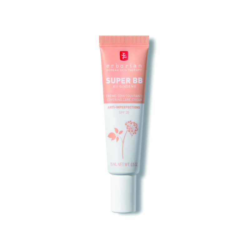 Erborian Super BB BB krém pro bezchybný a sjednocený vzhled pleti malé balení odstín Clair 15 ml