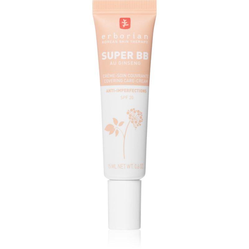Erborian Super BB BB krém pro bezchybný a sjednocený vzhled pleti malé balení odstín Clair 15 ml