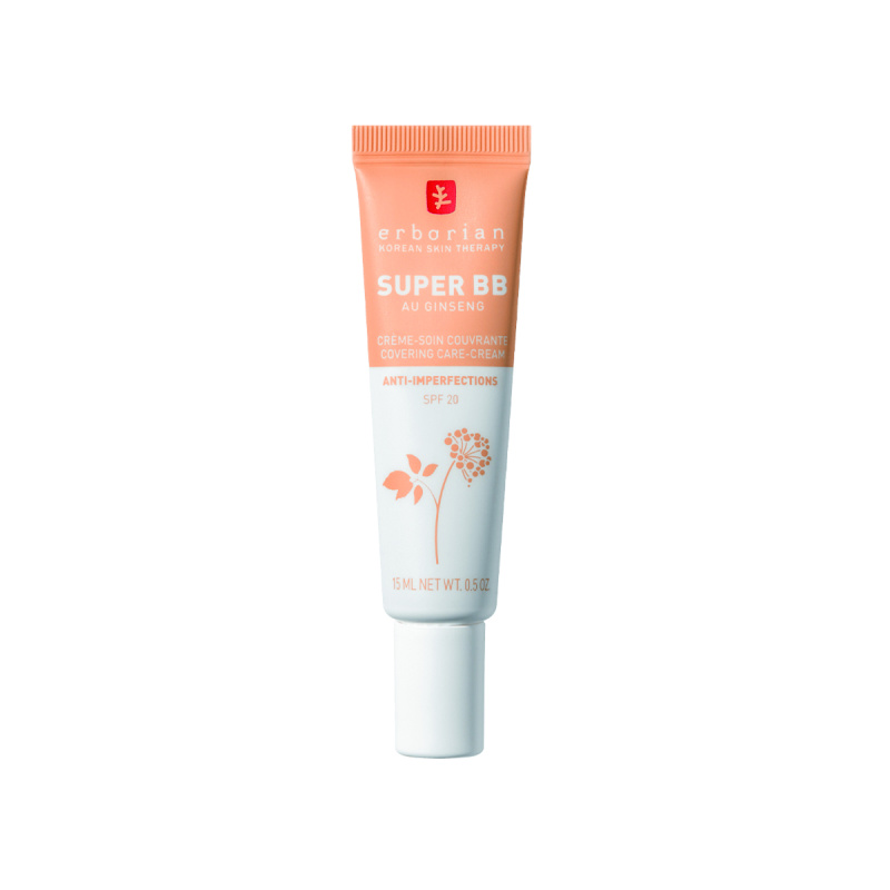 Erborian Super BB BB krém pro bezchybný a sjednocený vzhled pleti malé balení odstín Dore 15 ml