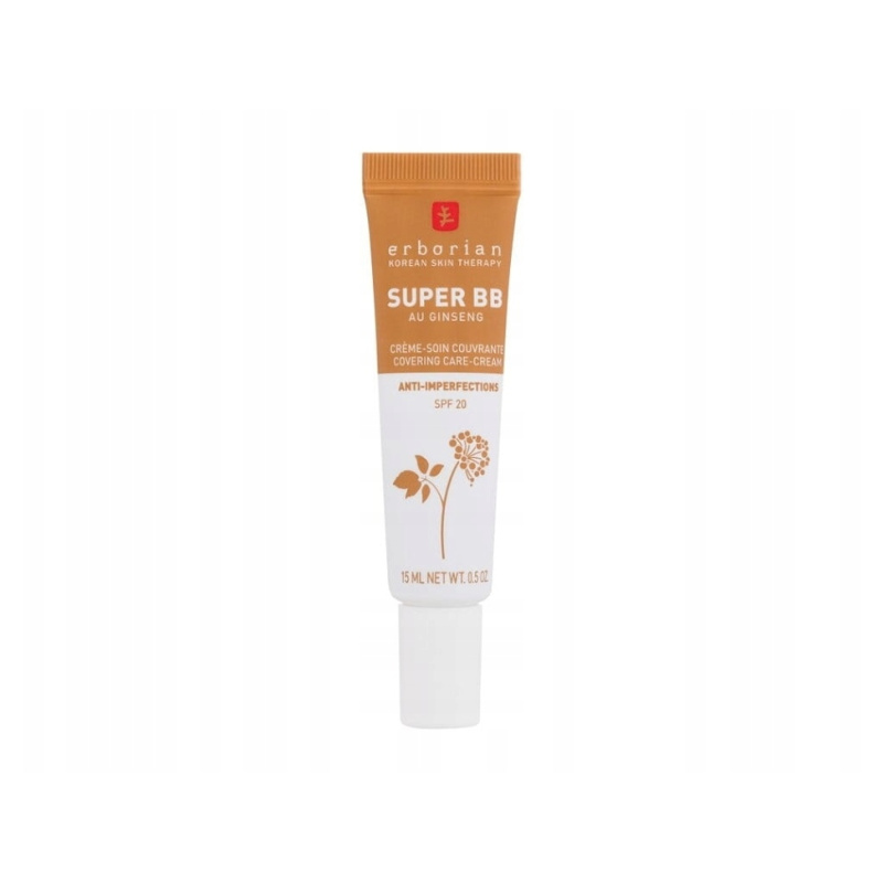 Erborian Super BB BB krém pro bezchybný a sjednocený vzhled pleti malé balení odstín Chocolat 15 ml