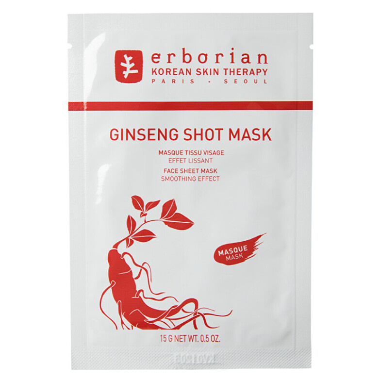 ERBORIAN Zklidňující pleťová maska Ginseng Shot Mask 15 g