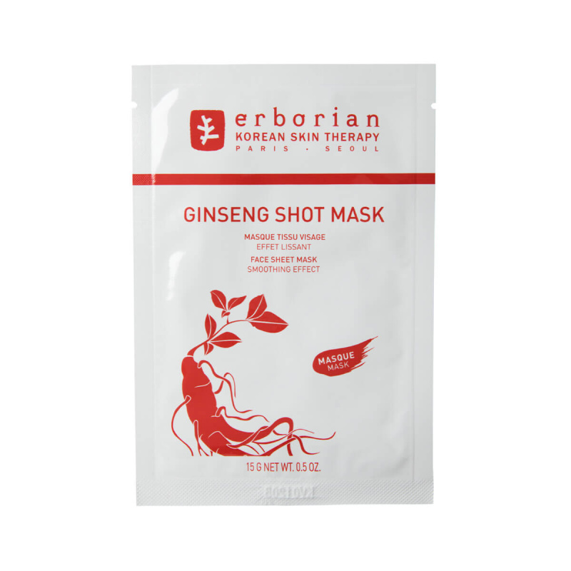 ERBORIAN Zklidňující pleťová maska Ginseng Shot Mask 15 g