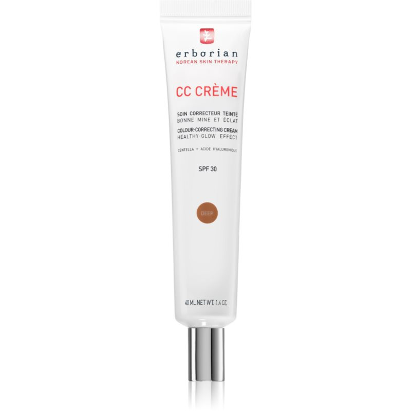 Erborian CC Crème Centella Asiatica CC krém pro jednotný tón pleti SPF 30 odstín Deep 40 ml