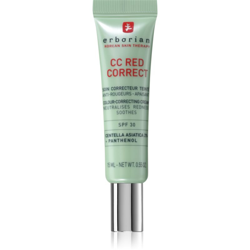 Erborian CC krém SPF 30 CC Red Correct Colour-Correcting Cream 15 ml