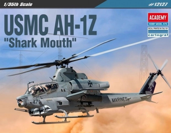 Academy USMC AH 1Z Shark Mouth12127 1:35