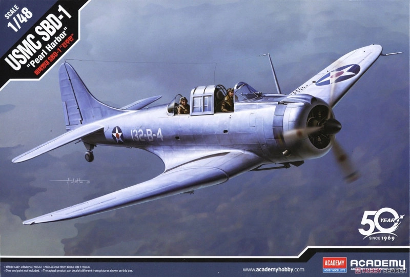 Academy Douglas SBD-1 Pearl Harbor 1:48