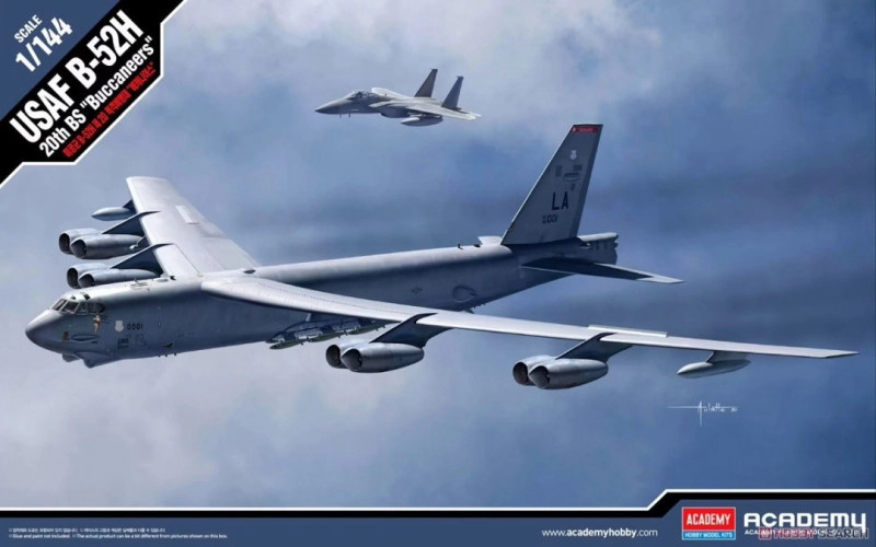 Academy USAF B-52H 20th BS Buccaneers Model Kit letadlo 12622 1:144