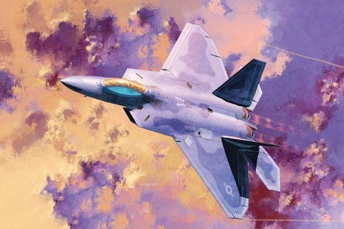 Academy Lockheed Martin/Boeing F 22A Raptor Model Kit 12423 1:72
