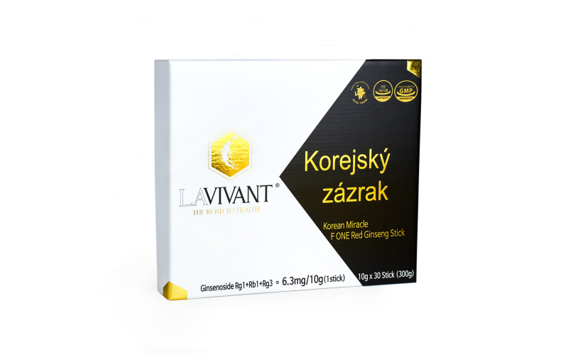 LAVIVANT Korejský zázrak - ženšen a byliny - extrakt 30 x 10 g