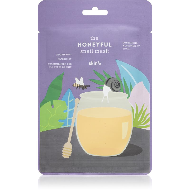Skin79 Snail The Honeyful vyživující plátýnková maska se šnečím extraktem 20 ml