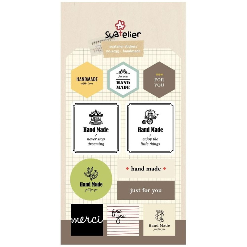 Suatelier Samolepky Suatelier "Handmade" - Ruční výroba