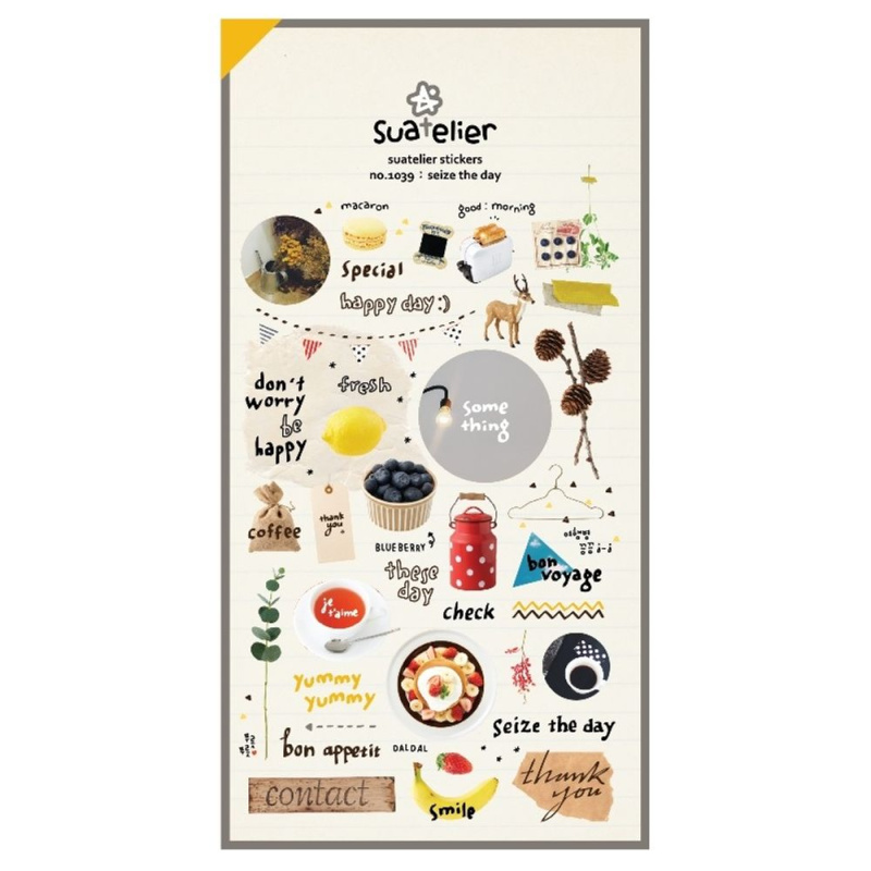 Suatelier Samolepky Suatelier "Seize the Day" - Užívej dne