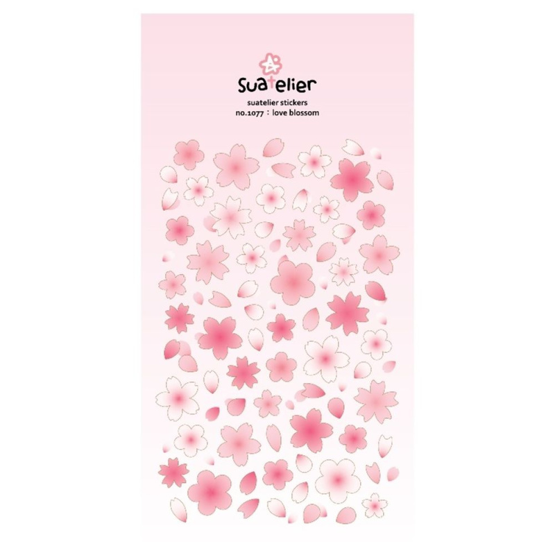 Suatelier Samolepky Suatelier "Love Blossom" - Lesklé sakury