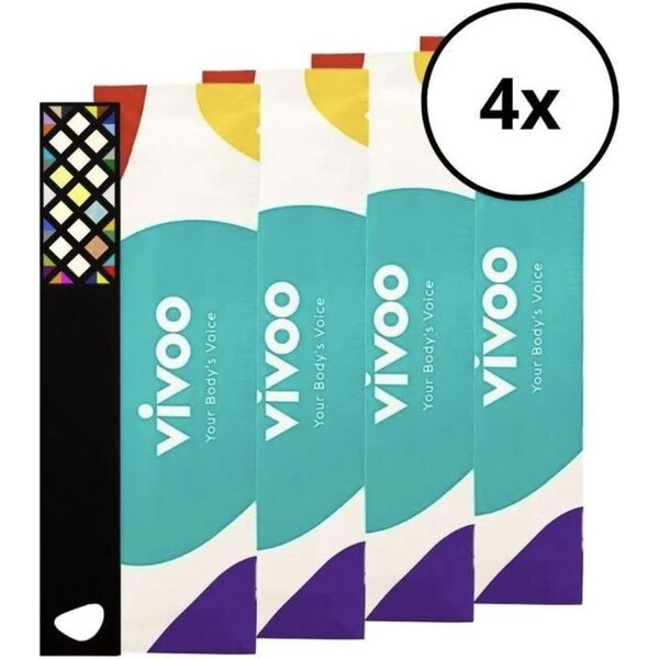 Vivoo testovací proužek, 4ks Černá