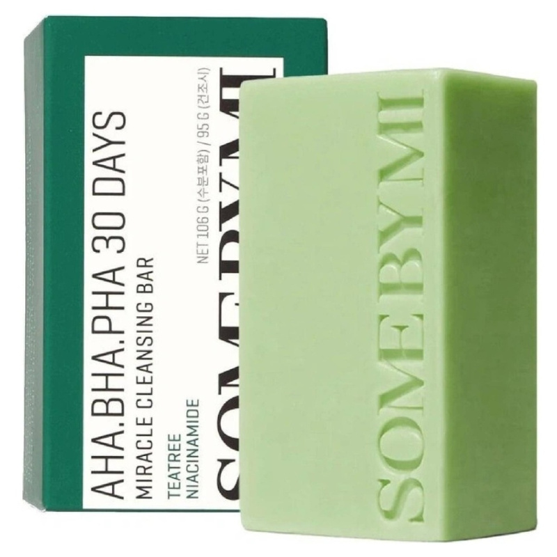Some By Mi AHA∙BHA∙PHA 30 Days Miracle hydratační čisticí mýdlo pro mastnou a problematickou pleť 106 g