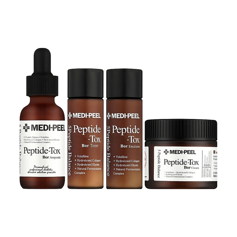 MEDI-PEEL Peptide Bor-Tox 5 Peptide Sada pleťové kosmetiky 4 kusy