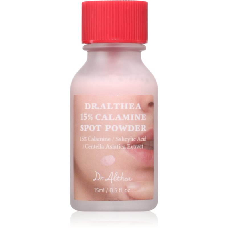 Dr. Althea 15% Calamine Spot Powder lokální péče proti akné se zklidňujícím účinkem 15 ml