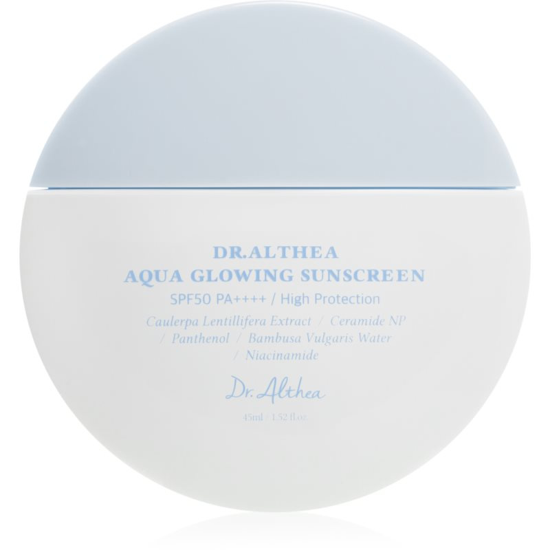 Dr. Althea Aqua Glowing Sunscreen SPF50 opalovací krém 50 ml