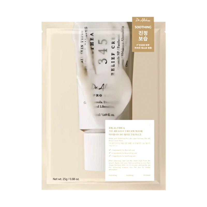 Dr. Althea Zklidňující plátýnková maska 345 Relief Cream Mask 25 g