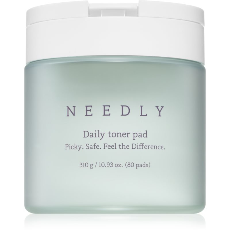 NEEDLY Daily Toner Pad peelingové pleťové tamponky pro mastnou a problematickou pleť 80 ks