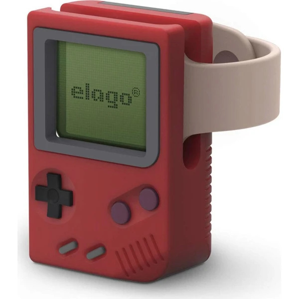 ELAGO W5 Retro stojánek pro Apple Watch červený