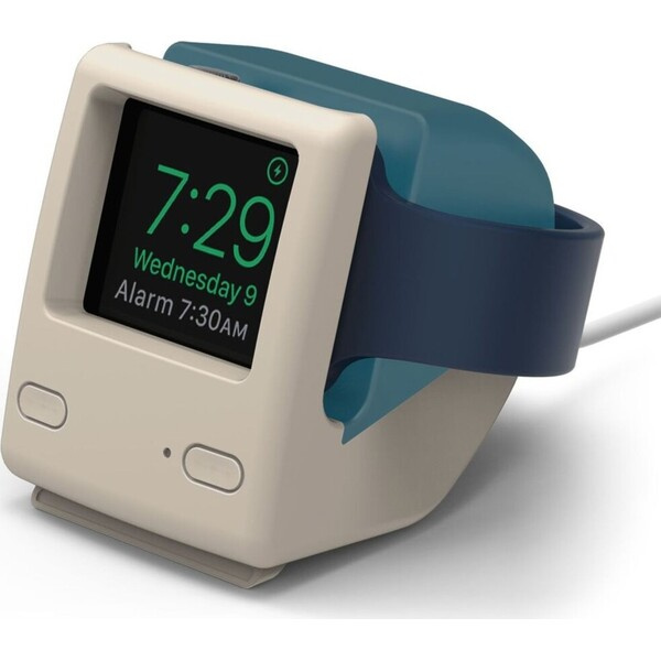 ELAGO W4 Night Stand stojánek pro Apple Watch krémový/modrý