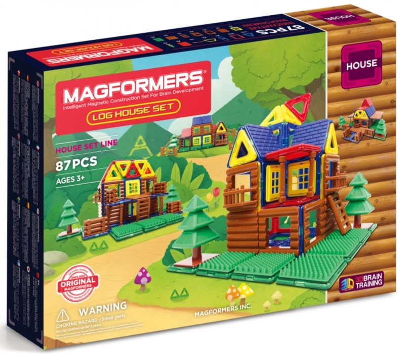 MAGFORMERS Lesní srub 87 dílků